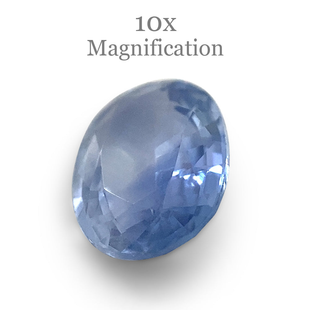 0.89ct Oval Parti Colour Sapphire from Sri Lanka Unheated - Skyjems Wholesale Gemstones