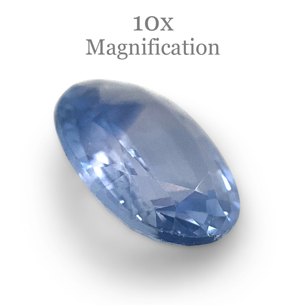 0.89ct Oval Parti Colour Sapphire from Sri Lanka Unheated - Skyjems Wholesale Gemstones