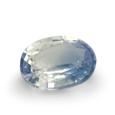 0.93ct Oval Parti Colour Sapphire from Sri Lanka Unheated - Skyjems Wholesale Gemstones