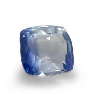 0.97ct Square Cushion Parti Colour Sapphire from Sri Lanka Unheated - Skyjems Wholesale Gemstones