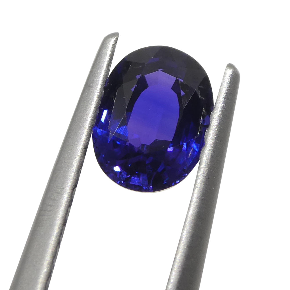 0.92ct Oval Blue Sapphire from Madagascar Unheated