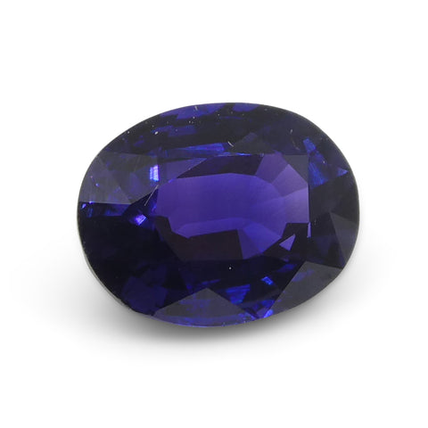 0.92ct Oval Blue Sapphire from Madagascar Unheated
