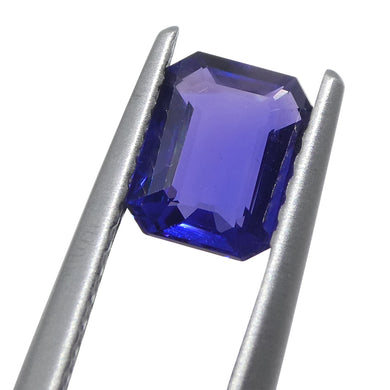 Sapphire 0.88 cts 6.21 x 4.93 x 2.47 Emerald Cut Purple   $1320