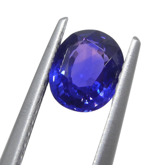 Sapphire 1.02 cts 6.41 x 5.34 x 3.31 Oval Purple  $2550