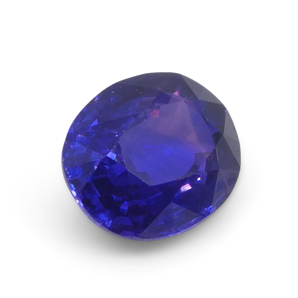 1.02ct Oval Purple Sapphire from Madagascar, unheated natural gemstone by SkyJems, premium Canadian colored gem specialists