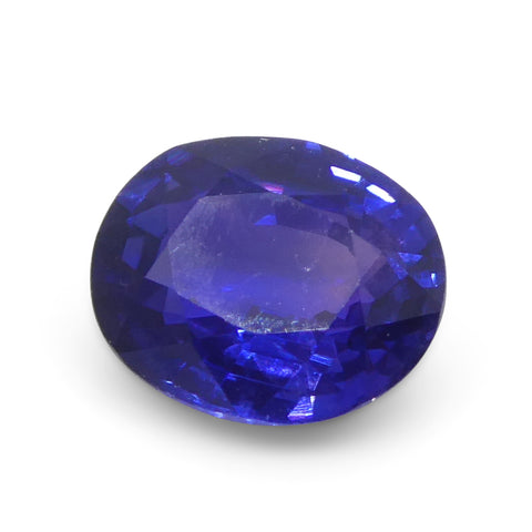 1.02ct Oval Purple Sapphire from Madagascar Unheated