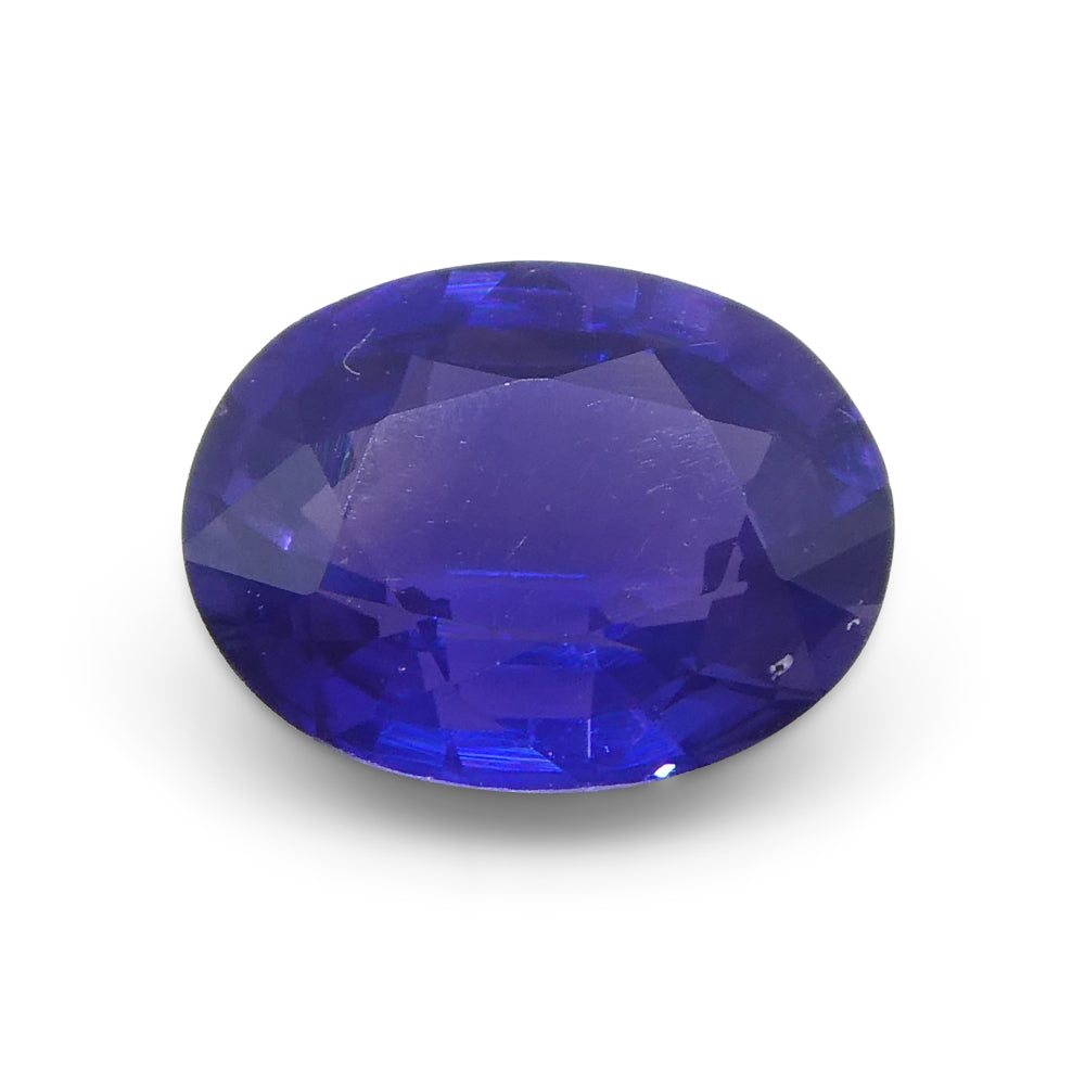 0.81ct Oval Purple Sapphire from Madagascar Unheated - Skyjems Wholesale Gemstones