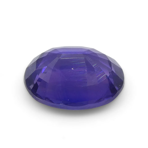 0.81ct Oval Purple Sapphire from Madagascar Unheated