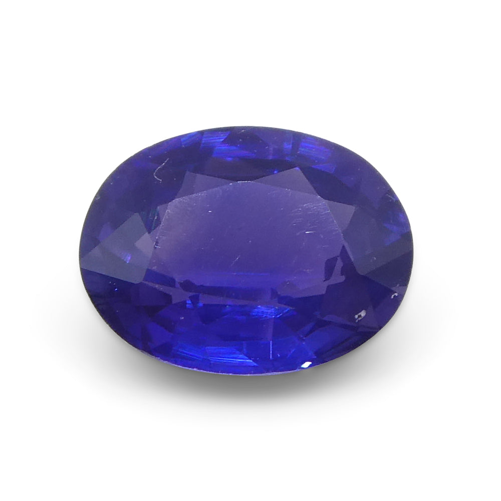 0.81ct Oval Purple Sapphire from Madagascar Unheated - Skyjems Wholesale Gemstones