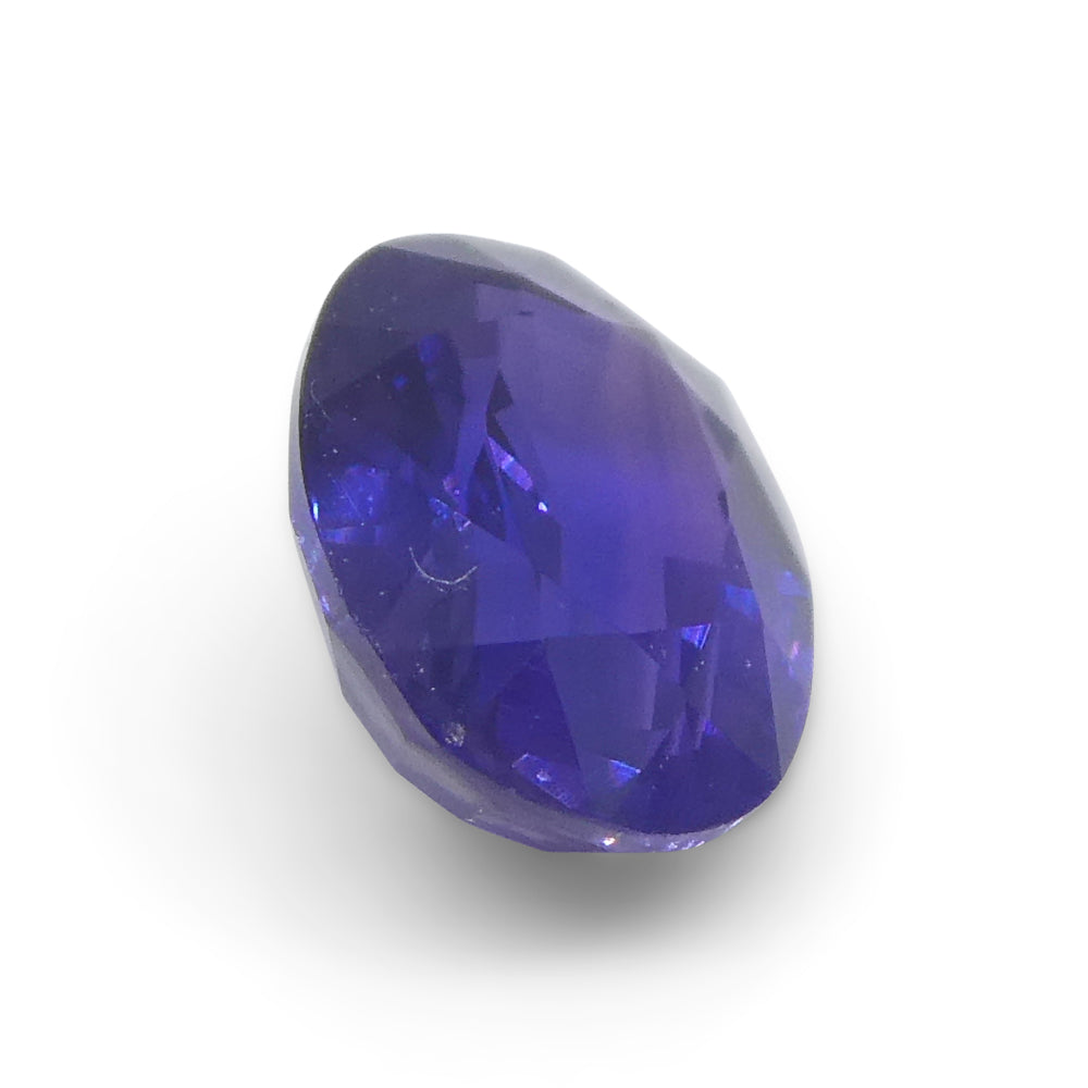 0.81ct Oval Purple Sapphire from Madagascar Unheated - Skyjems Wholesale Gemstones