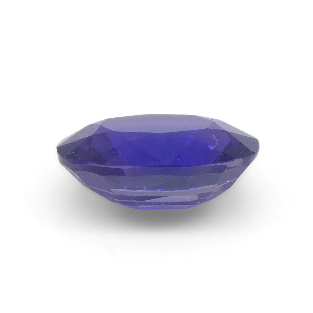 0.81ct Oval Purple Sapphire from Madagascar Unheated - Skyjems Wholesale Gemstones