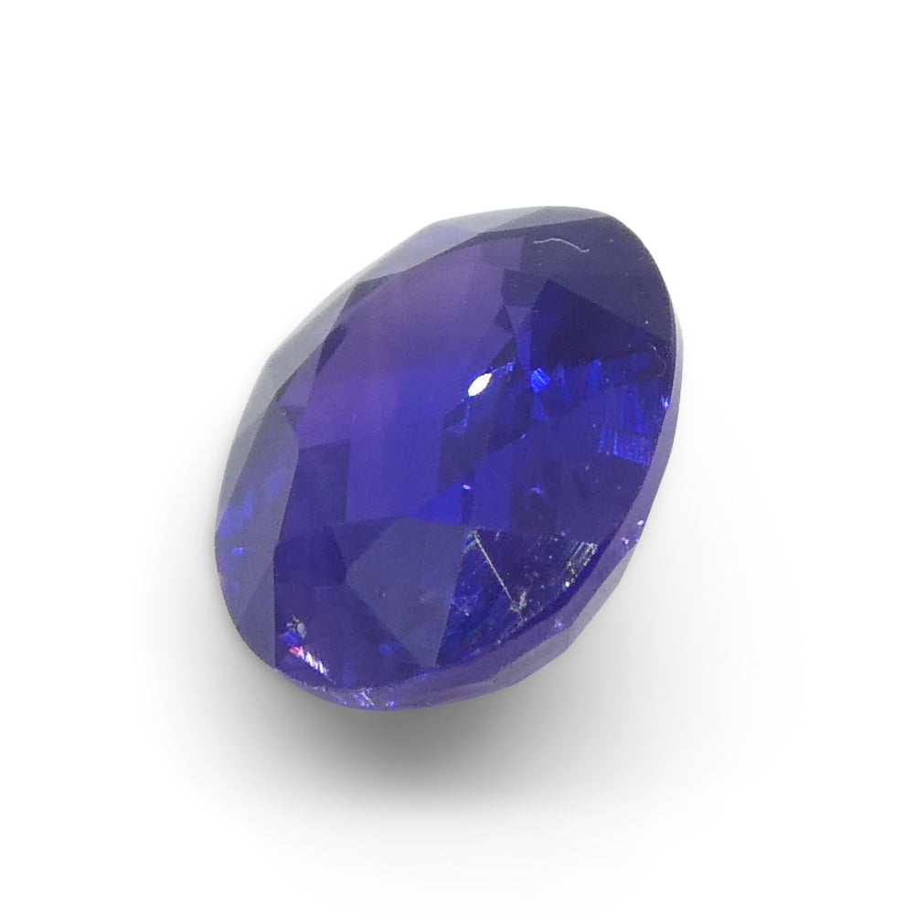 0.81ct Oval Purple Sapphire from Madagascar Unheated - Skyjems Wholesale Gemstones