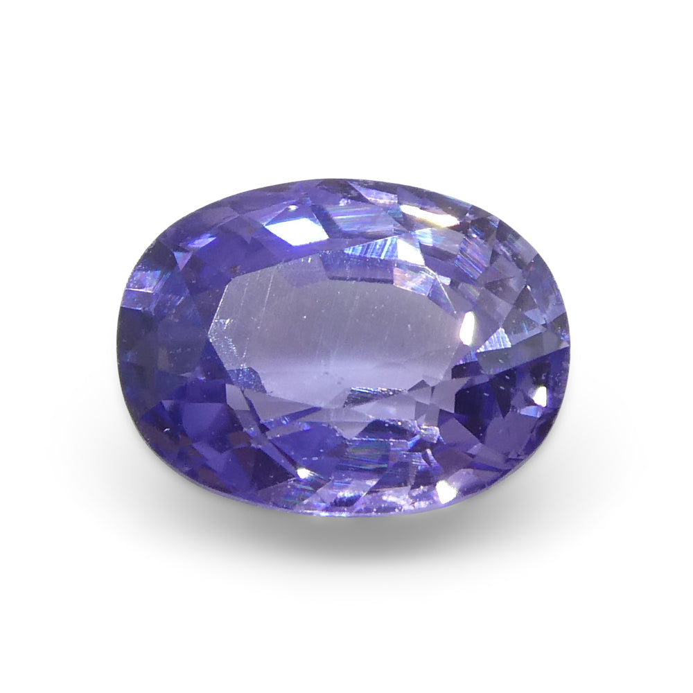 0.91ct Oval Purple Sapphire from Madagascar - Skyjems Wholesale Gemstones