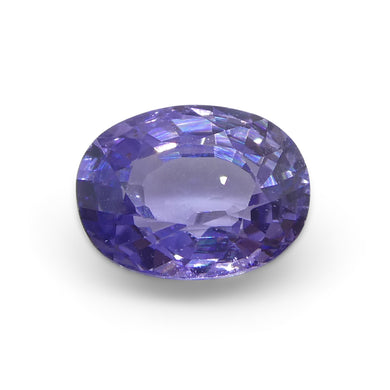 0.91ct Oval Purple Sapphire from Madagascar - Skyjems Wholesale Gemstones