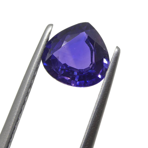 1.08ct Trillion Purple Sapphire from Madagascar Unheated