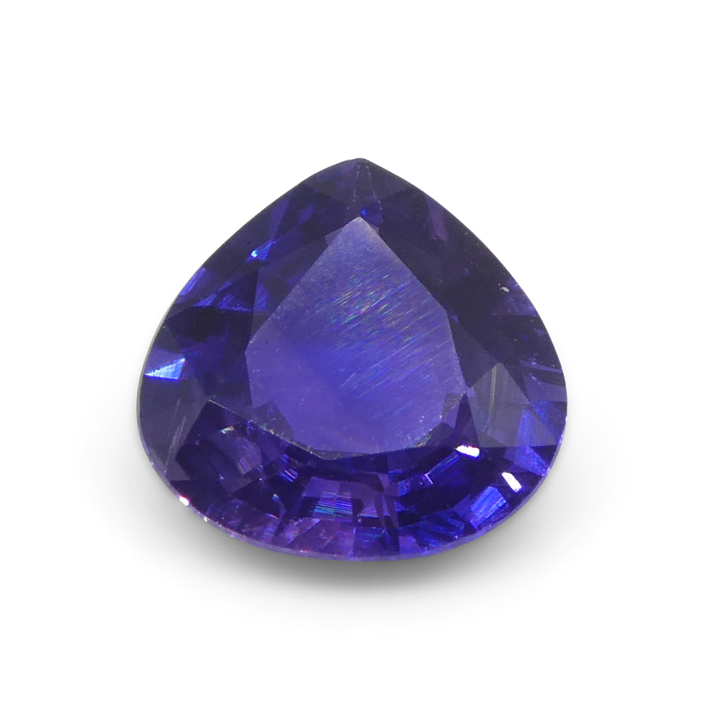 1.08ct Trillion Purple Sapphire from Madagascar - Unheated Natural Gem by SkyJems, Rare Collector's Corundum Stone