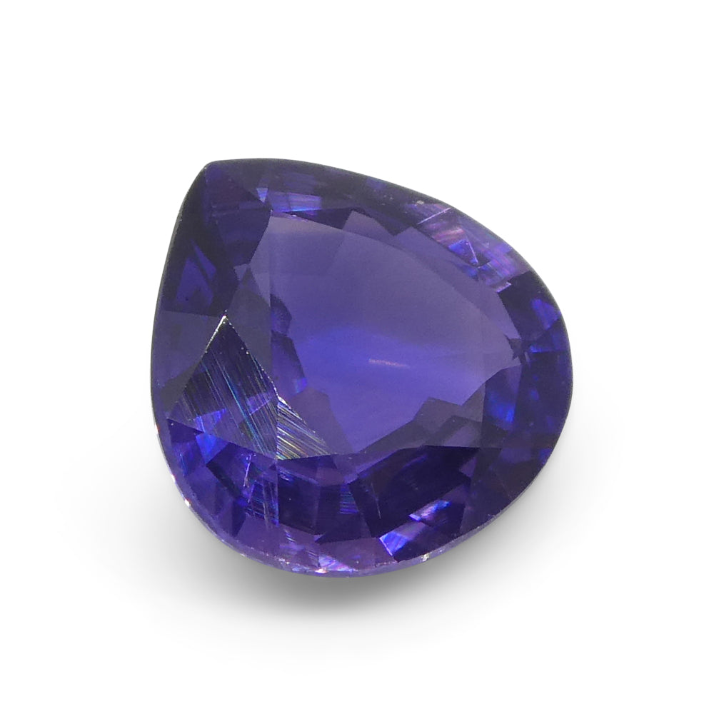 1.08ct Trillion Purple Sapphire from Madagascar - Unheated Natural Gem by SkyJems Canadian Gemstone Experts