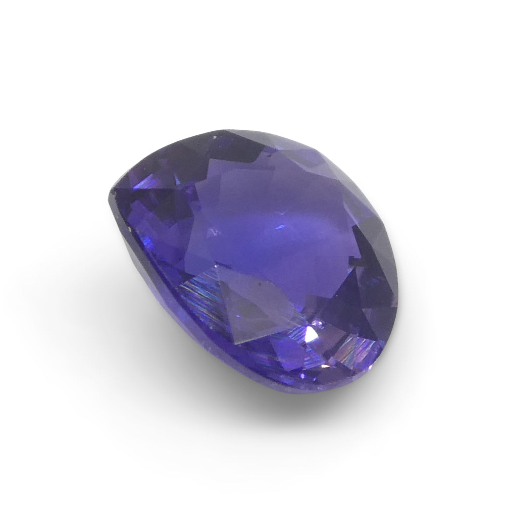 1.08ct Trillion Purple Sapphire from Madagascar - Unheated Natural Gem by SkyJems Canadian Gemstone Specialists