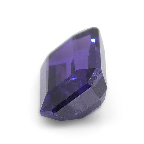 0.82ct Emerald Cut Purple Sapphire from Madagascar Unheated