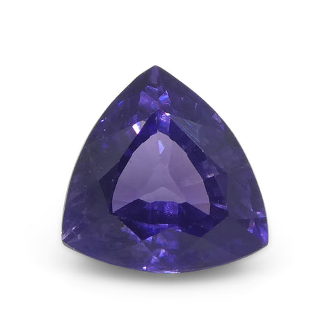 1.02ct Trillion Purple Sapphire from Madagascar Unheated