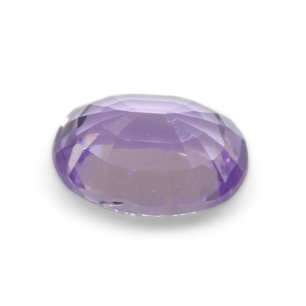0.77ct Oval Purple Sapphire from Madagascar, unheated natural gemstone by SkyJems Canadian gem specialists