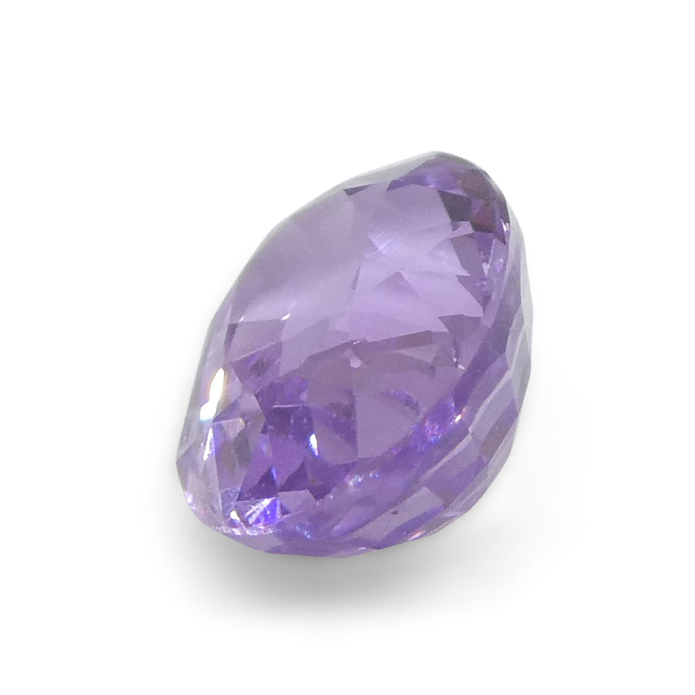0.77ct Oval Purple Sapphire from Madagascar, unheated natural gemstone by SkyJems Canadian gem specialists