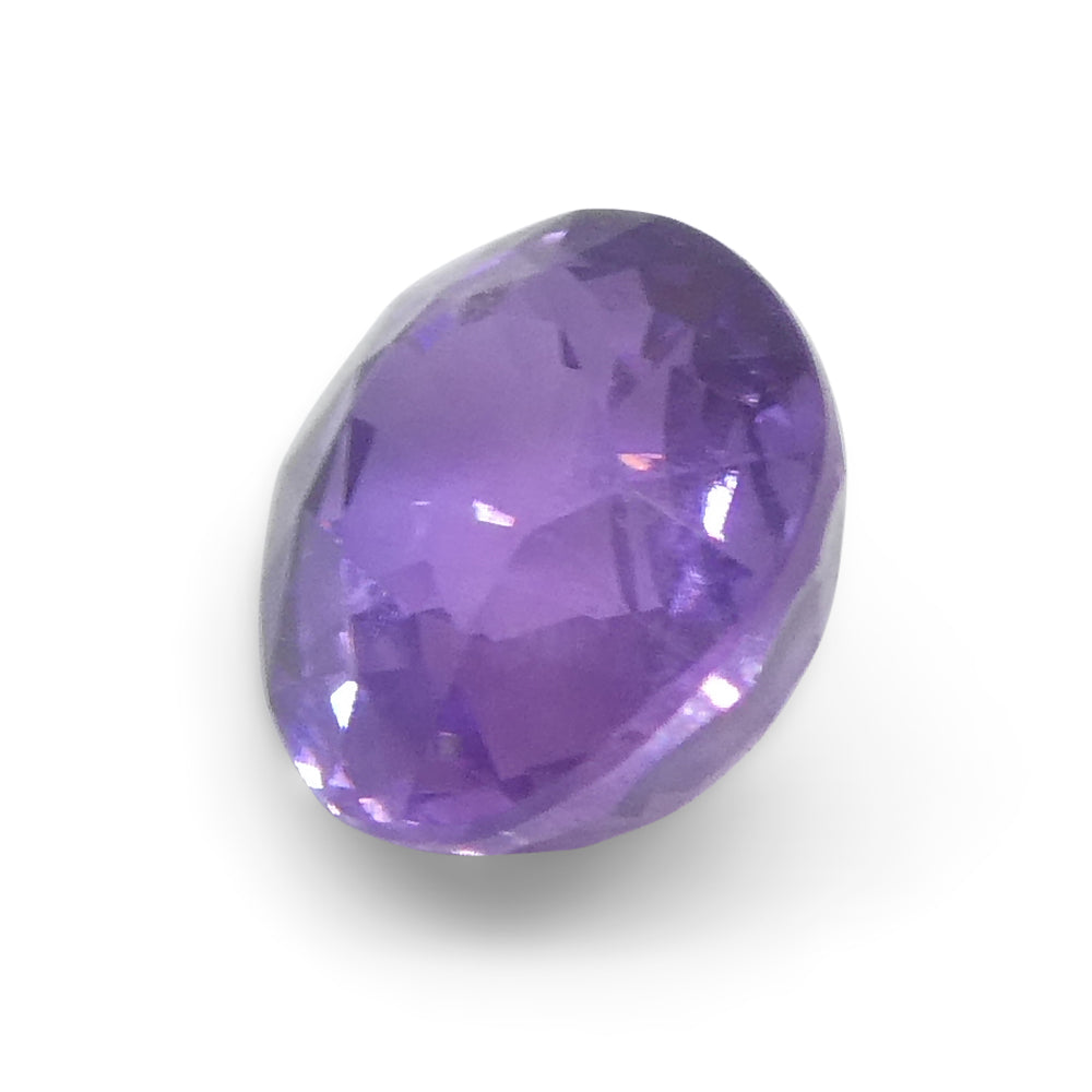 0.79ct Cushion Purple Sapphire from Madagascar, unheated natural gemstone by SkyJems Canadian gem specialists