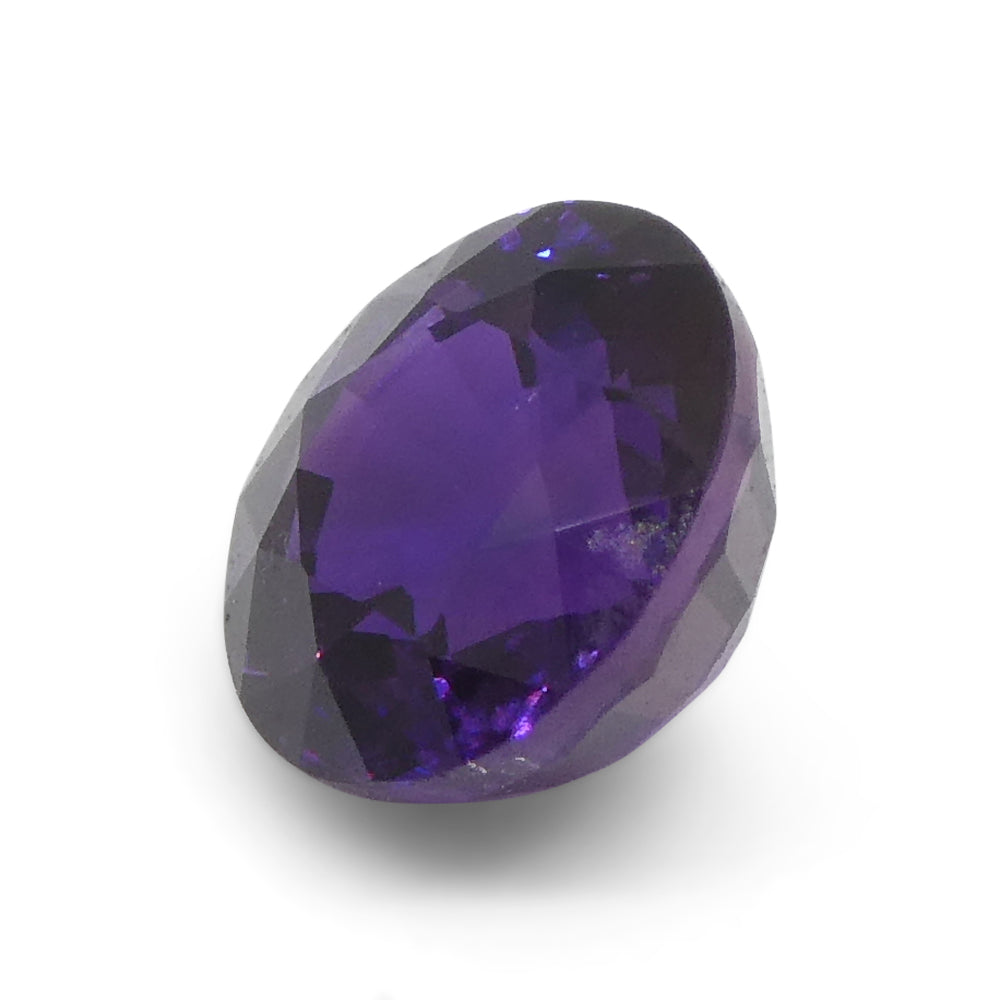 1.01ct Round Purple Sapphire from East Africa, Unheated - Skyjems Wholesale Gemstones