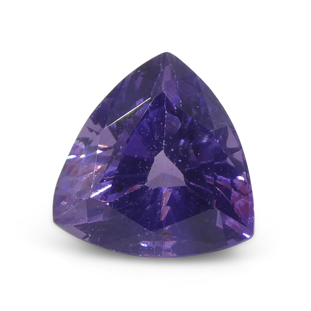 1.44ct Trillion Purple Sapphire from East Africa, Unheated - Skyjems Wholesale Gemstones