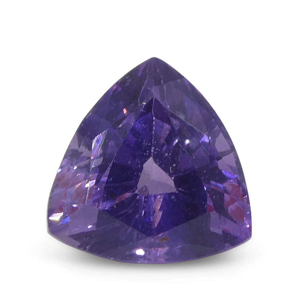 1.44ct Trillion Purple Sapphire from East Africa, Unheated - Skyjems Wholesale Gemstones