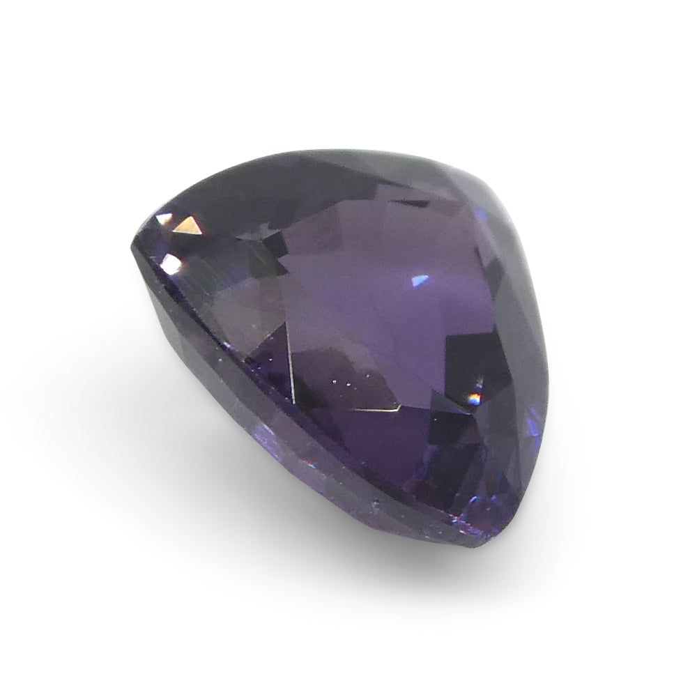 1.04ct Trillion Purple Sapphire from Madagascar - Unheated Natural Gem by SkyJems Canadian Gemstone Experts