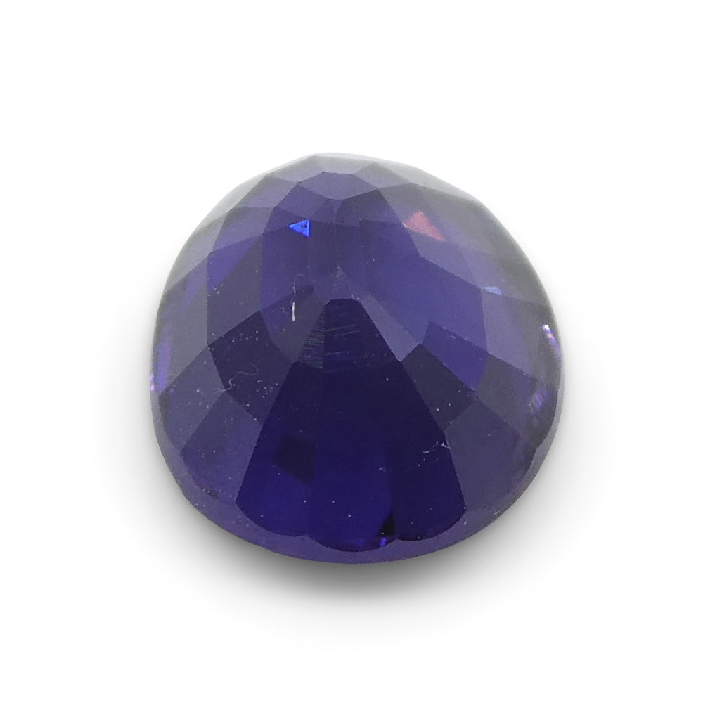 1.09ct Oval Violet Blue Sapphire from Madagascar Unheated - Skyjems Wholesale Gemstones