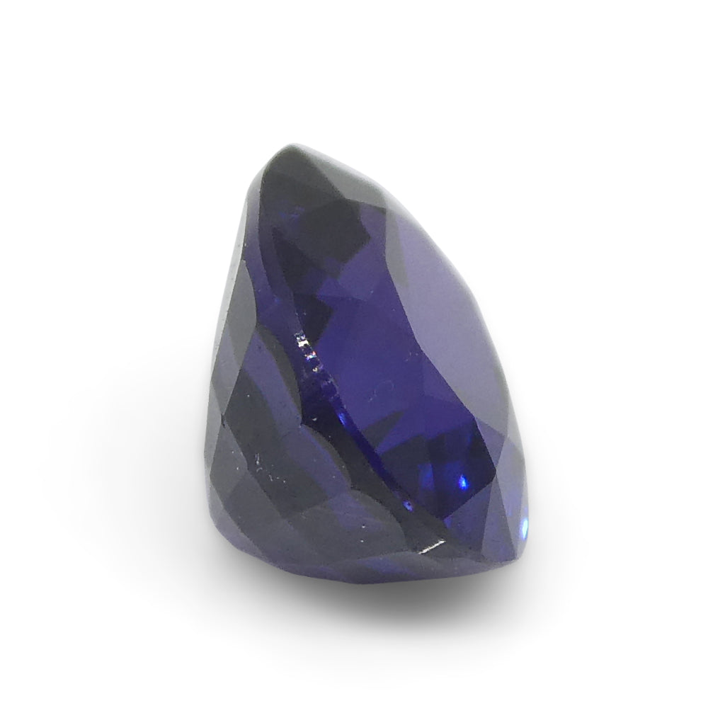 1.09ct Oval Violet Blue Sapphire from Madagascar Unheated - Skyjems Wholesale Gemstones