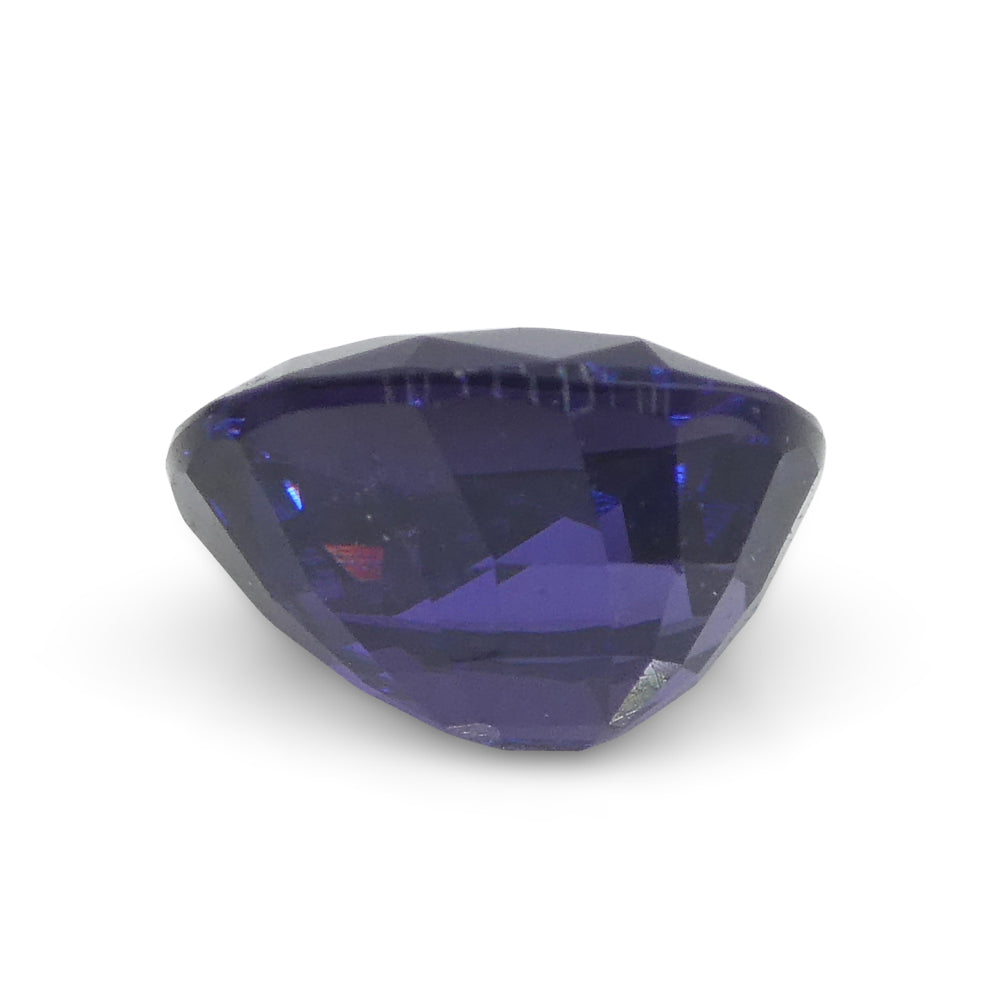 1.09ct Oval Violet Blue Sapphire from Madagascar Unheated - Skyjems Wholesale Gemstones