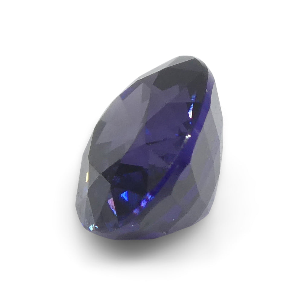 1.09ct Oval Violet Blue Sapphire from Madagascar Unheated - Skyjems Wholesale Gemstones