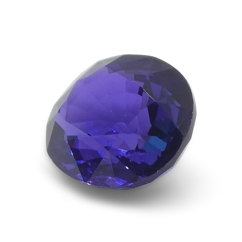 0.96ct Oval Purple Sapphire from Madagascar, unheated natural gemstone by SkyJems, premium Canadian colored gem specialists