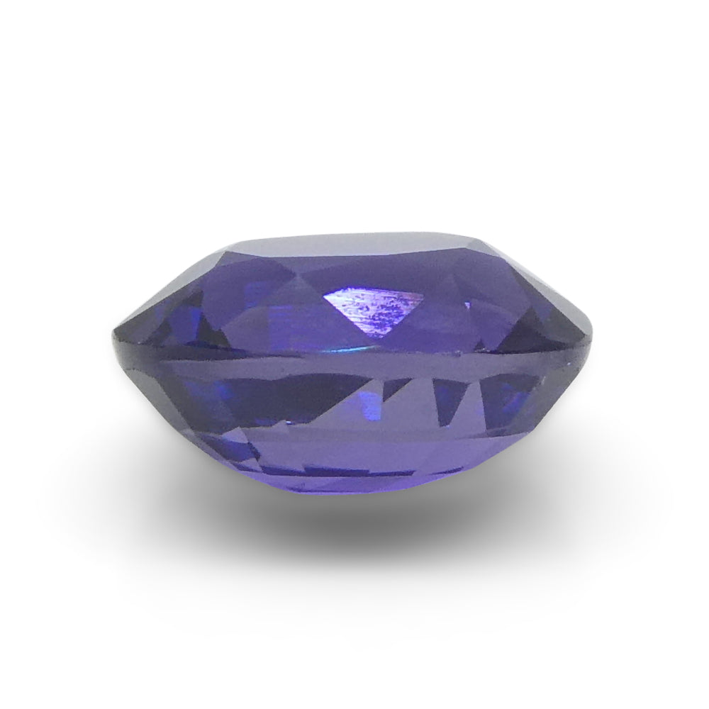 0.96ct Oval Purple Sapphire from Madagascar, unheated natural gemstone by SkyJems, premium Canadian colored gem specialists