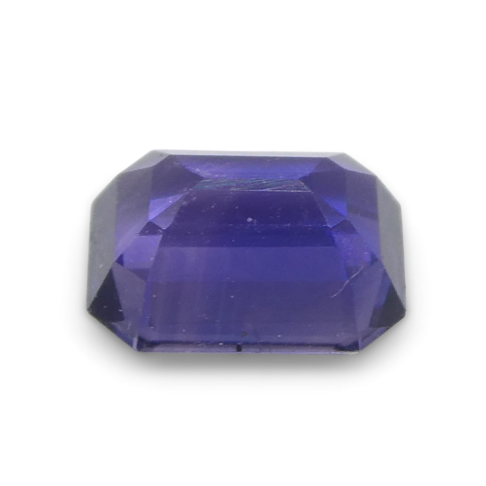 0.76ct Emerald Cut Blue Sapphire from Madagascar Unheated - Skyjems Wholesale Gemstones