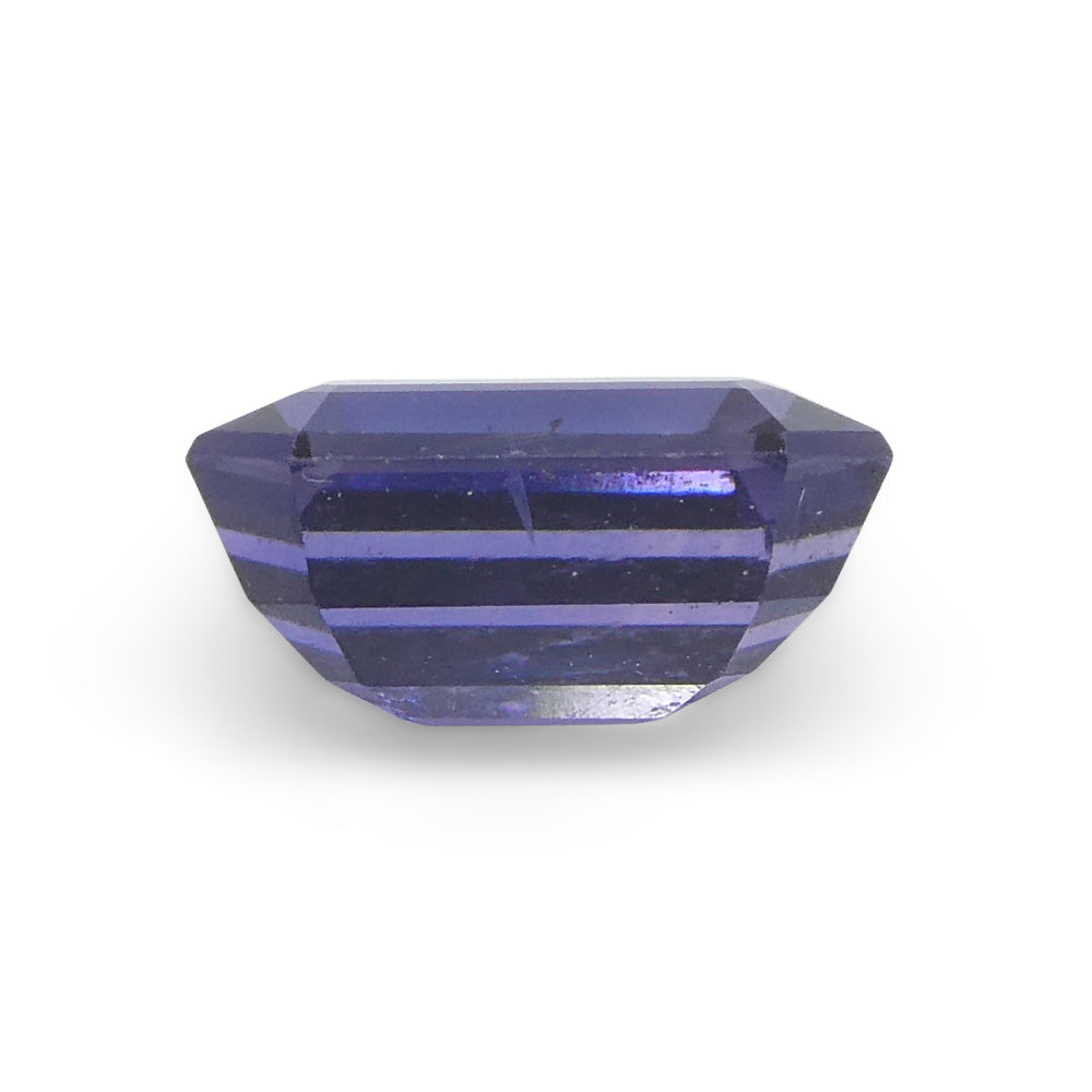 0.76ct Emerald Cut Blue Sapphire from Madagascar Unheated - Skyjems Wholesale Gemstones