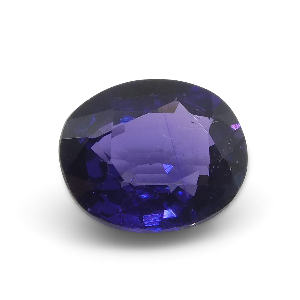 0.97ct Cushion Purple Sapphire from Madagascar, unheated natural gemstone by SkyJems Canadian gem specialists