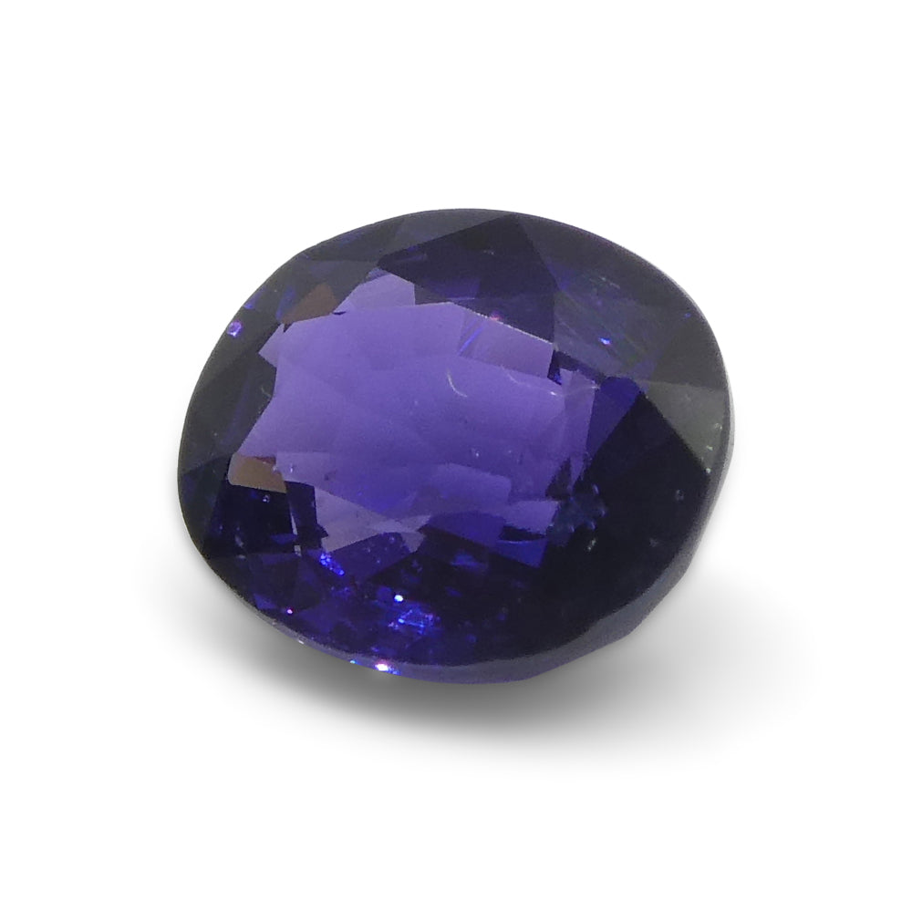 0.97ct Cushion Purple Sapphire from Madagascar, unheated natural gem by SkyJems, premium Canadian colored gemstone specialist