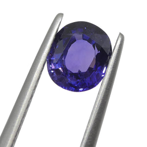 Sapphire 0.98 cts 6.31 x 5.33 x 3.16 Cushion Purple   $980