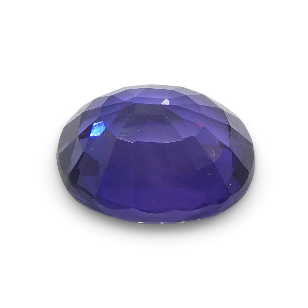 0.98ct Cushion Purple Sapphire from Madagascar Unheated - Skyjems Wholesale Gemstones