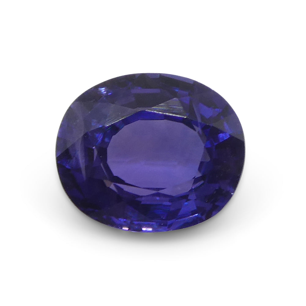 0.98ct Cushion Purple Sapphire from Madagascar Unheated - Skyjems Wholesale Gemstones