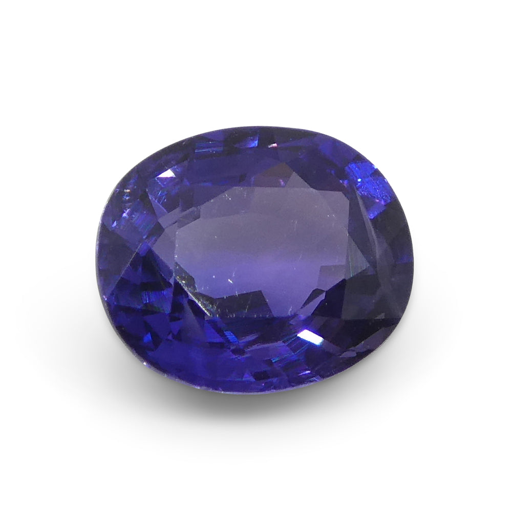 0.98ct Cushion Purple Sapphire from Madagascar Unheated - Skyjems Wholesale Gemstones