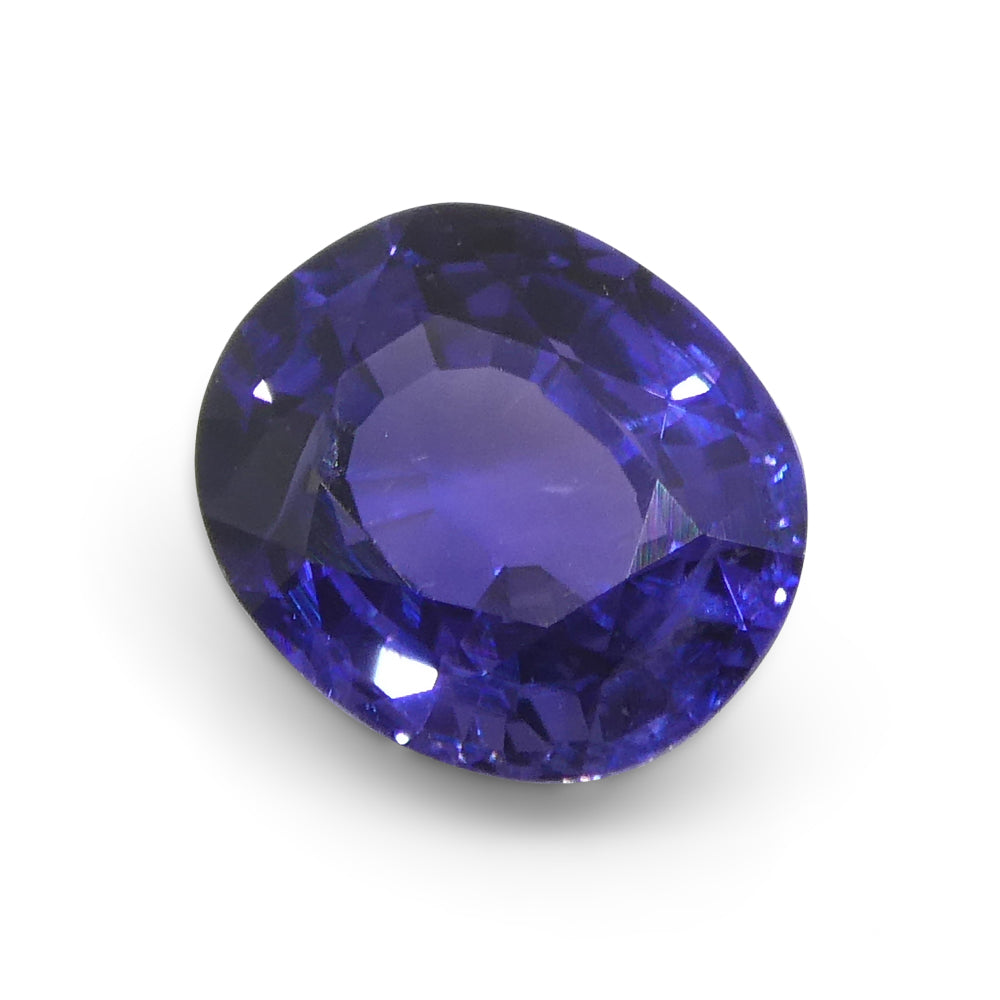 0.98ct Cushion Purple Sapphire from Madagascar Unheated - Skyjems Wholesale Gemstones