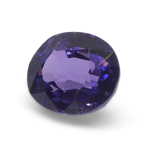 1.03ct Oval Purple Sapphire from Madagascar, Unheated