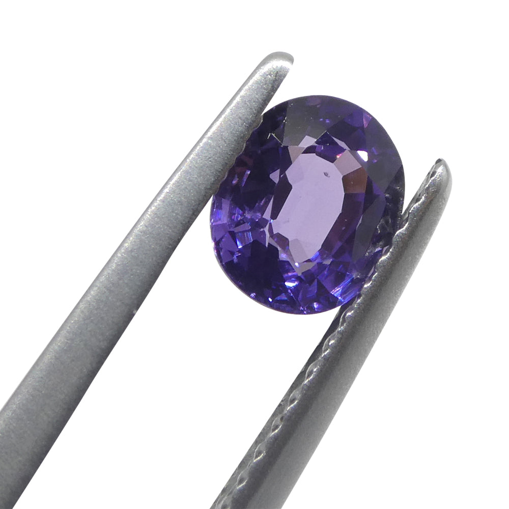 1.03ct Oval Purple Sapphire from Madagascar - Skyjems Wholesale Gemstones