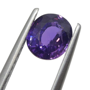 Sapphire 0.94 cts 593 x 5.19 x 3.38 Cushion Purple   $940