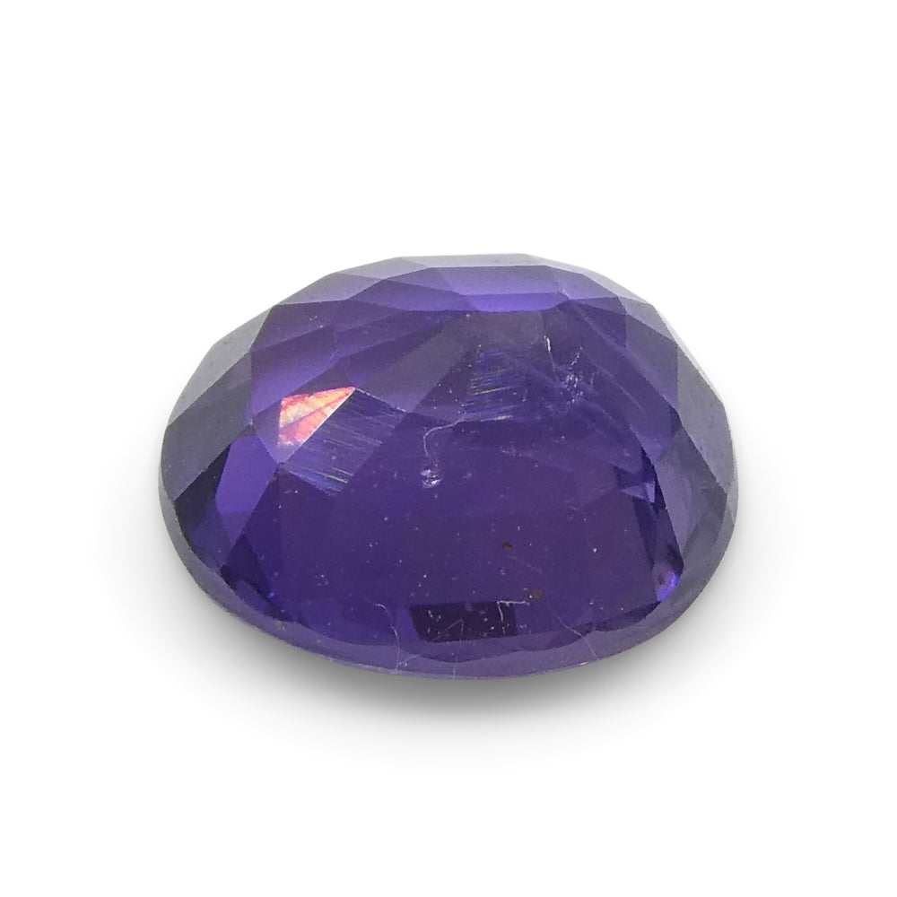 0.94ct Cushion Purple Sapphire from Madagascar Unheated - Skyjems Wholesale Gemstones